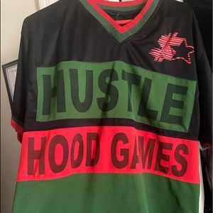 Hustle hood game jersey